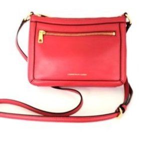 Ralph Lauren Red Leather Swing Crossbody